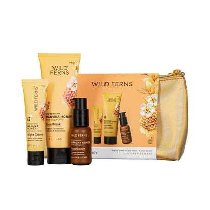Manuka Honey Cosmetic Bag Set - Radiant Glow