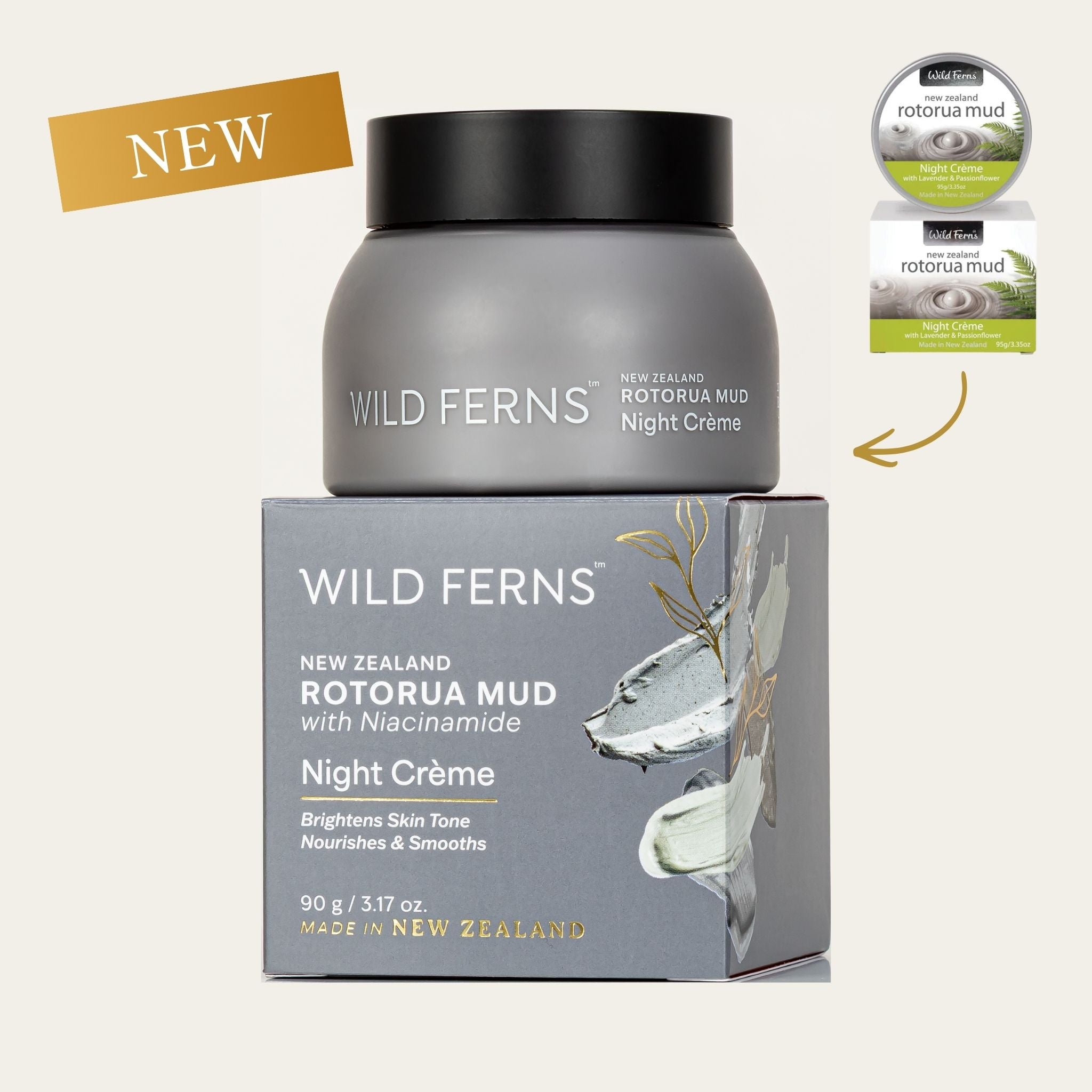 Rotorua Mud Night Creme