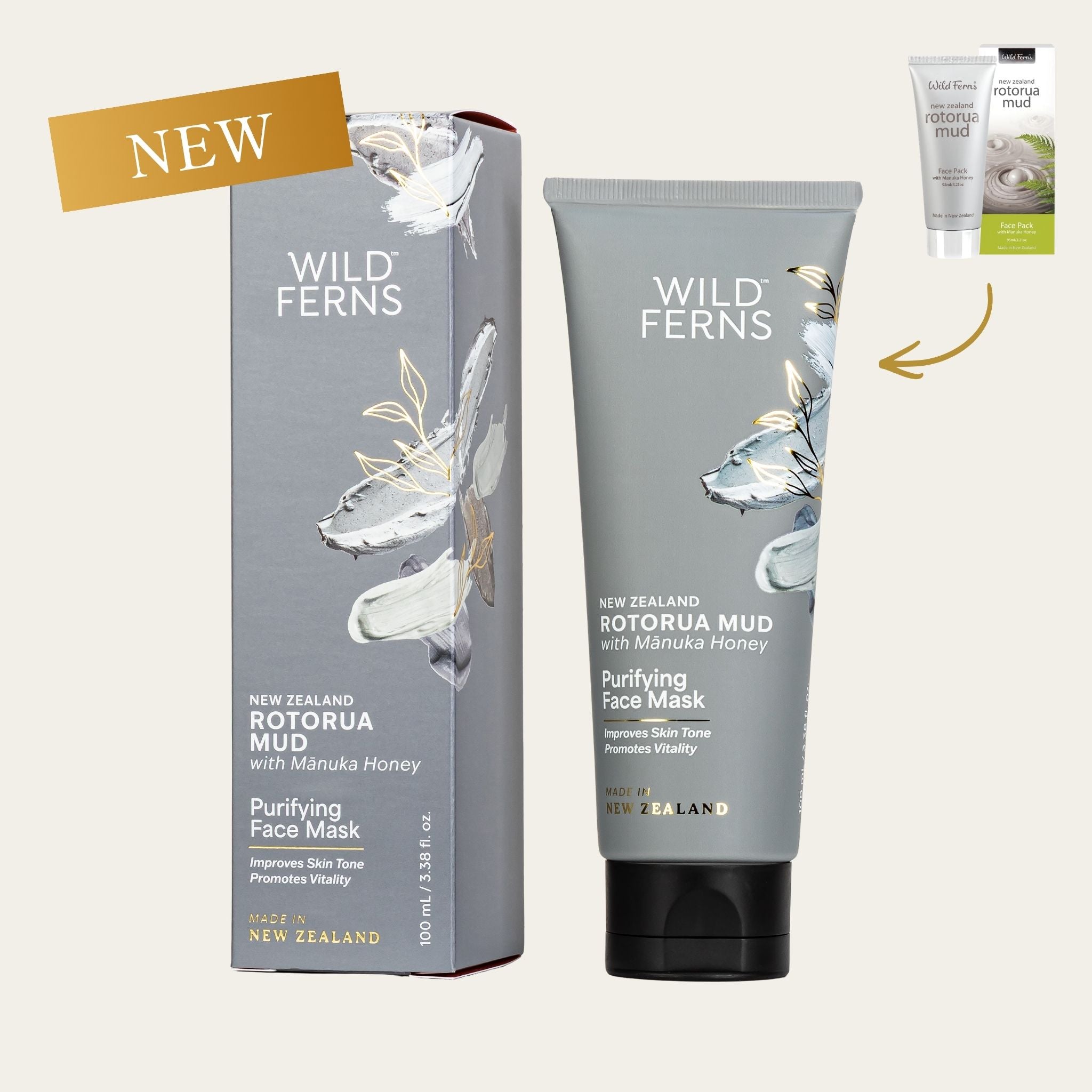 Rotorua Mud Purifying Face Mask