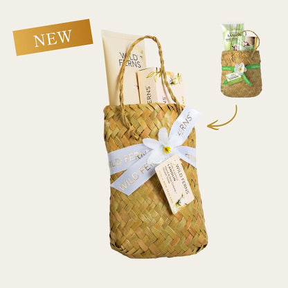 Woven Basket Lanolin Gift Set
