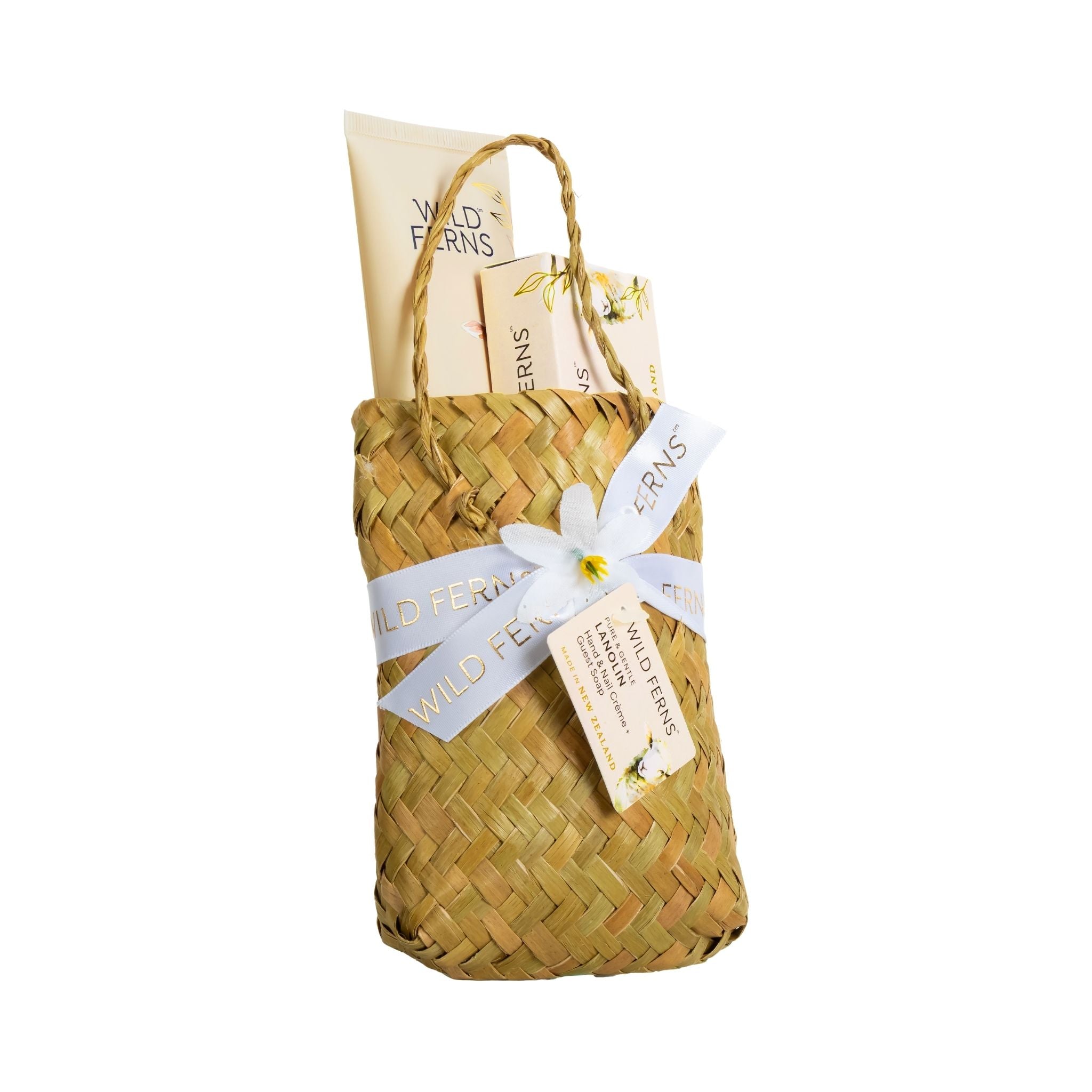 Woven Basket Lanolin Gift Set