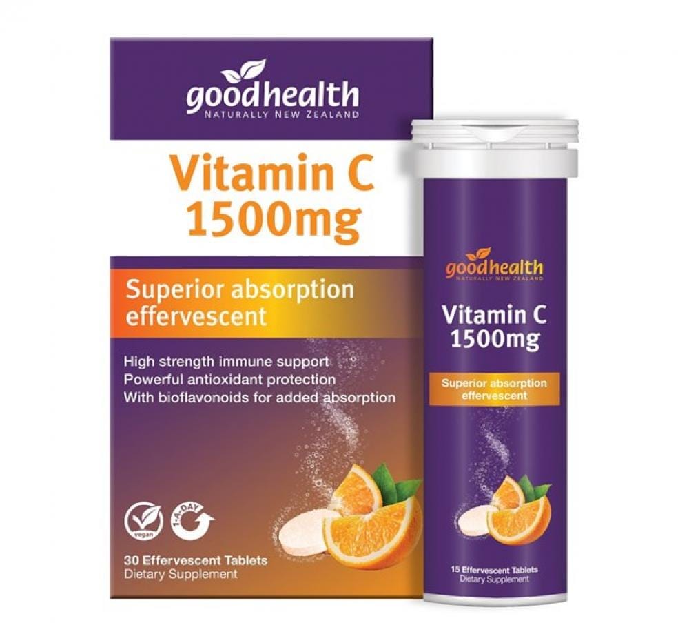 Vitamin C 1500mg 30 Effervescent Tablets