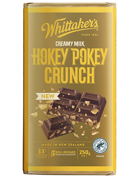 Whittaker's Hokey Pokey Crunch Chocolate 250g