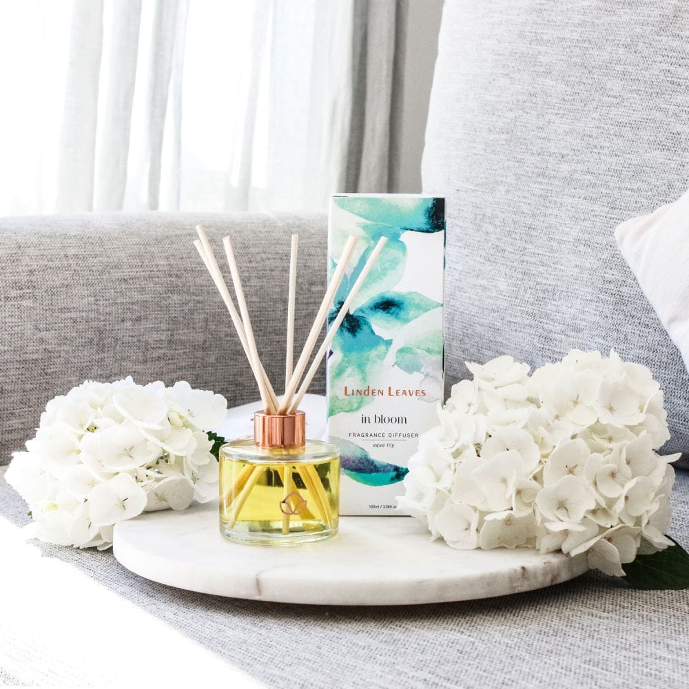 Linden leave Aqua Lily Fragrance Diffuser - Diffuser - Aotea Wellness