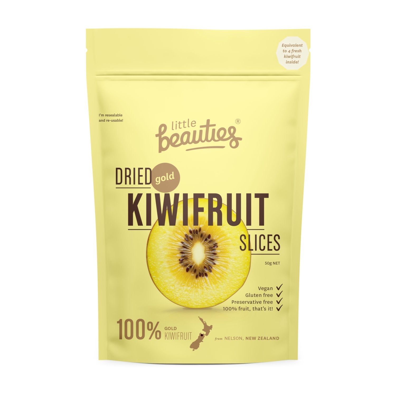 Little Beauties Freeze Dried Kiwifruit 50g