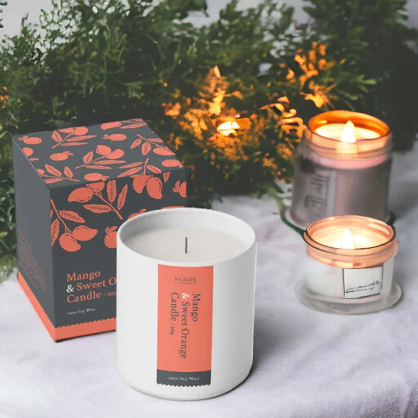 Soy Candle Mango & Sweet Orange 200g