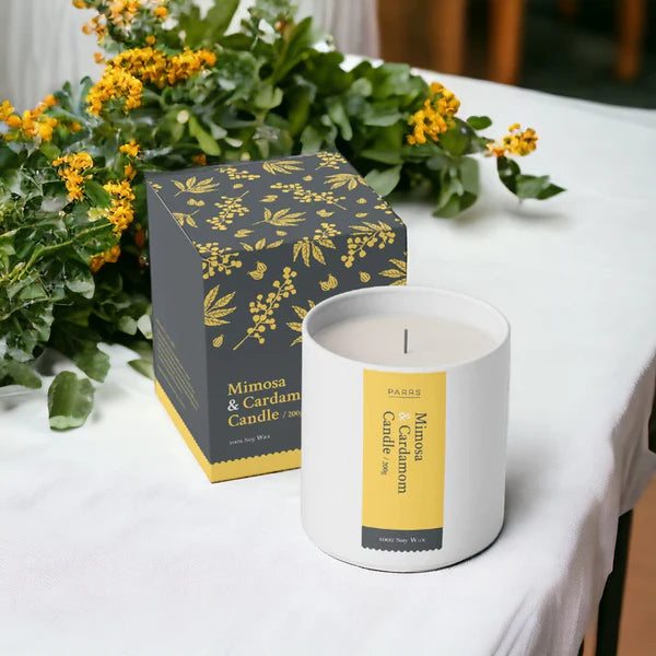 Soy Candle Mimosa & Cardamom 200g