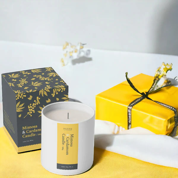 Soy Candle Mimosa & Cardamom 200g