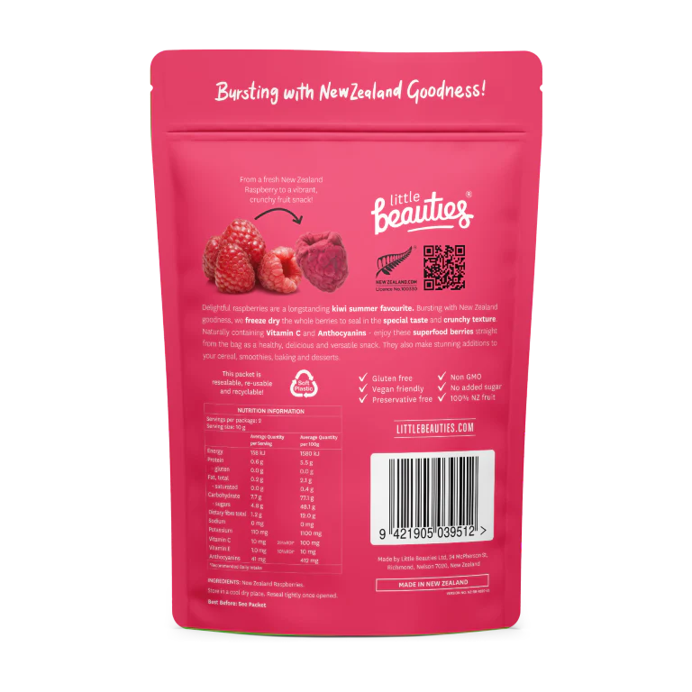 Freeze-dried Raspberries