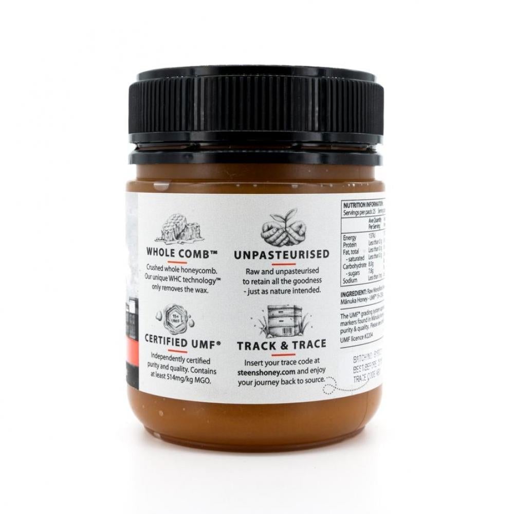 Buy 5 Get 1 Free - Steens Wellbeing Raw Manuka Honey UMF15+ 225g - Aotea Wellness