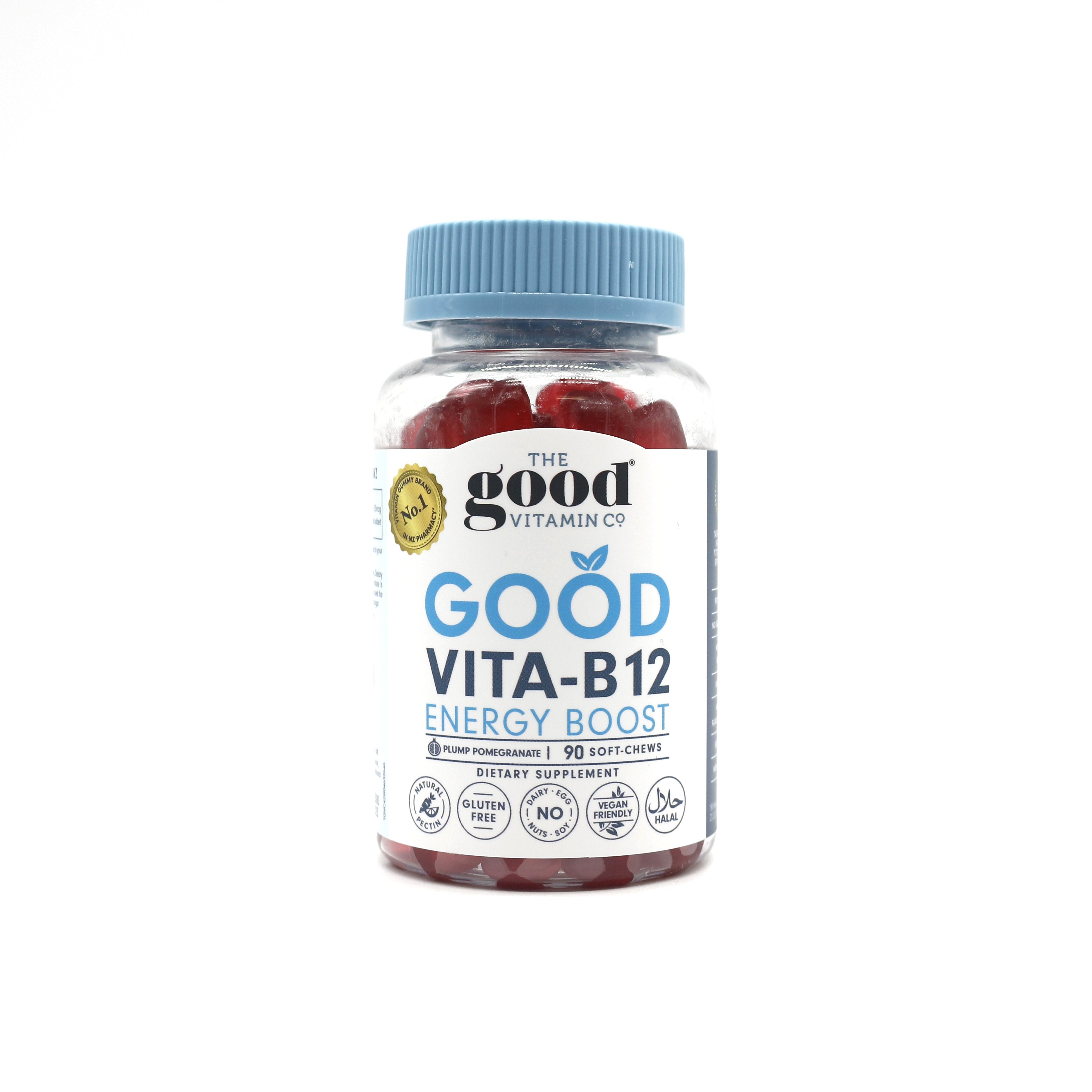 GOOD Vitamin VITA-B-12 Energy Boost 90 soft chews