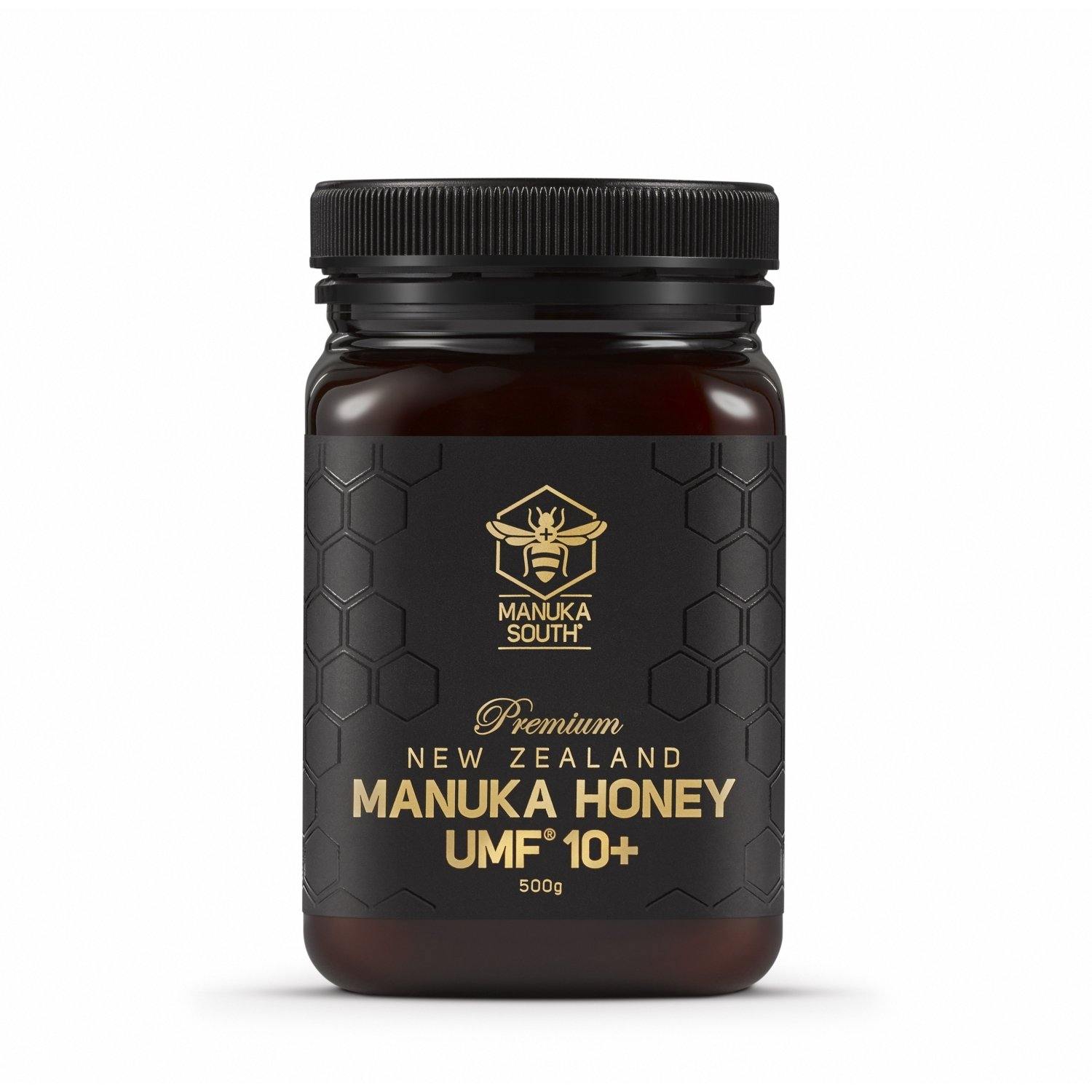 Manuka South Manuka Honey UMF10+ 500g - Function: Immune Support, Ingredient: Manuka Honey, nz made, Price  $50-$150, stomach, Vendor  Manuka South - Aotea Wellness