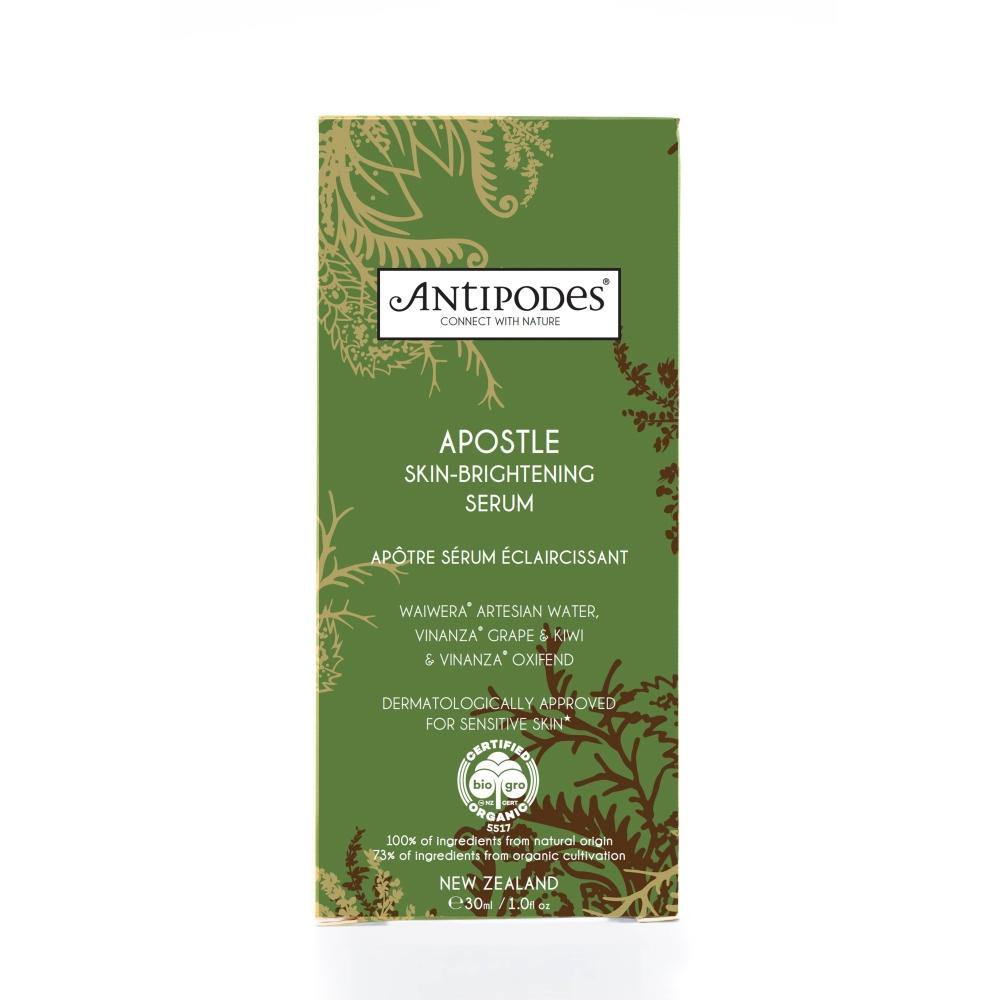 Antipodes Apostle Skin Brightening Serum 30ml - Function: Facial Serum, Function: Skin Serum, Ingredient: Kiwifruit, nz made, Price  $50-$150, Vender: Antipodes, Vendor  Antipodes - Aotea Wellness