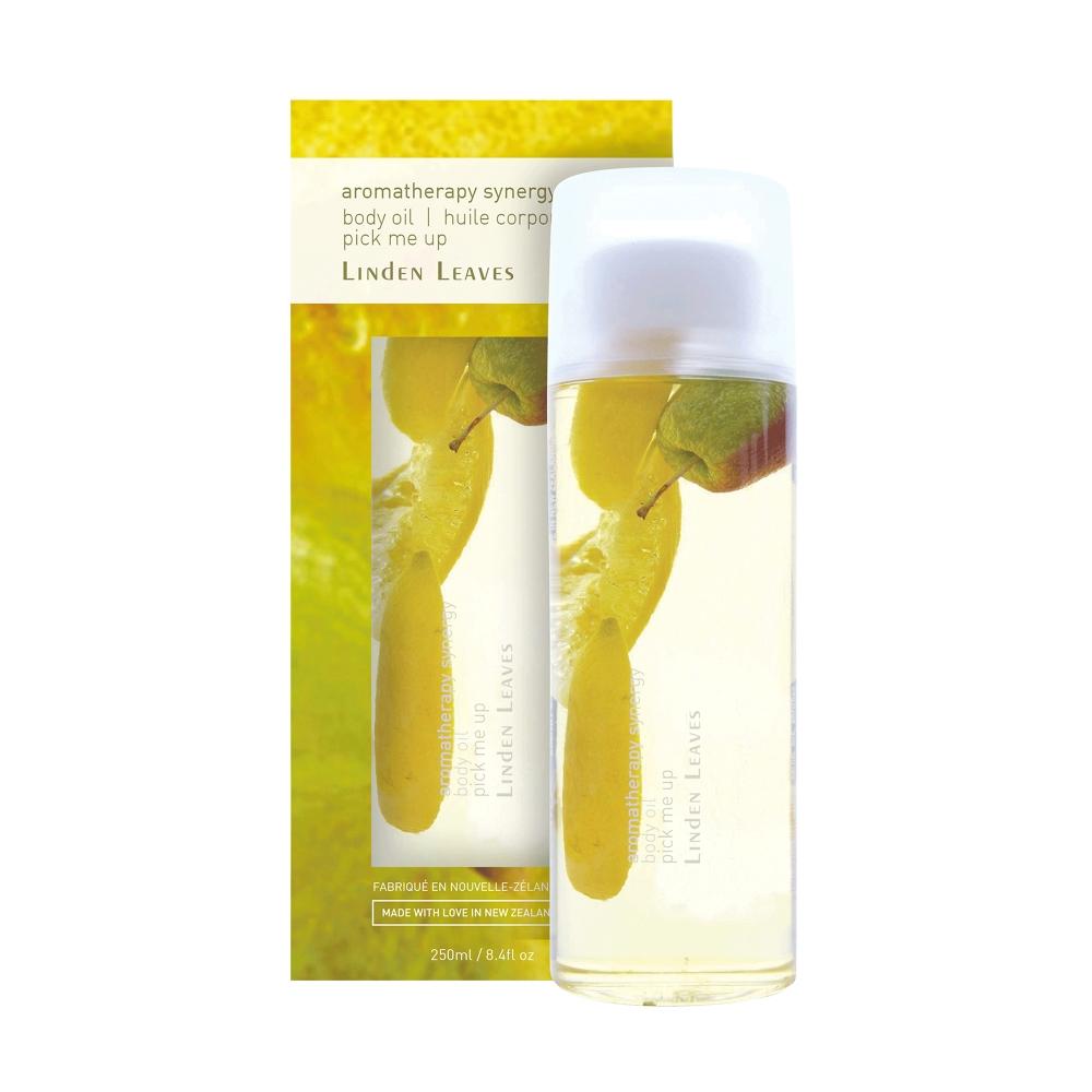 Linden Leaves Body Oil Pick Me Up 250ml - Function: Body Oil, Ingredient: Avocado Oil, Ingredient: Rosehip Oil, Ingredient: Sweet Almond Oil, new sep 2020, nz made, Price  $50-$150, Vendor  Linden Leaves - Aotea Wellness