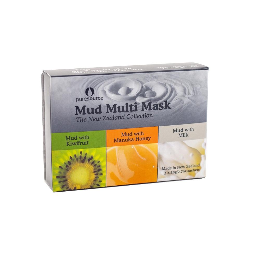 Puresource New Zealand Rotorua Thermal Mud Multi Mask - Function: Face Mask, Ingredient: Colostrum, Ingredient: Kiwifruit, Ingredient: Manuka Honey, Ingredient: Rotorua Mud, new july 2020, nz made, Price  $7-$50, Vendor  Puresource - Aotea Wellness