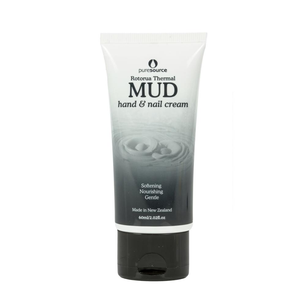 Puresource New Zealand Rotorua Thermal Mud Hand & Nail Cream 60ml - Function: Hand & Nail Care, Ingredient: Rotorua Mud, new july 2020, nz made, Vendor  Puresource - Aotea Wellness