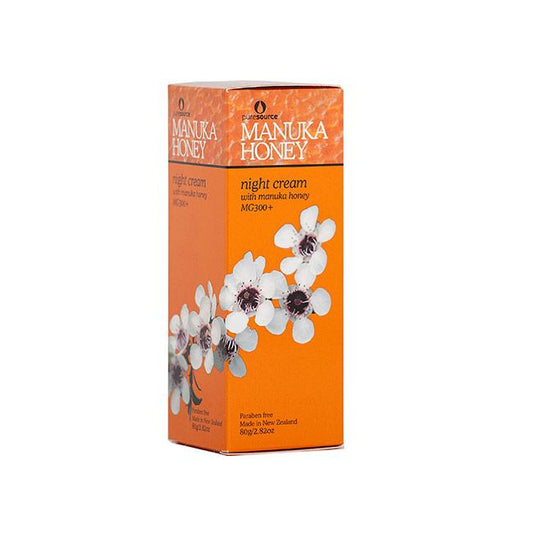 Puresource Manuka Honey Night Cream 80g - Function: Night Creme, Ingredient: Manuka Honey, nz made, Price  $7-$50, Vendor  Puresource - Aotea Wellness