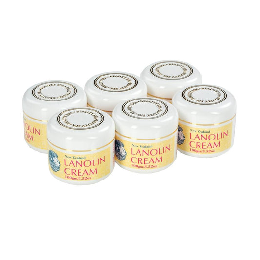 Puresource New Zealand Lanolin Cream 100g 6PK - Function: Face Creme, Ingredient: Lanolin, new july 2020, nz made, Price  $7-$50, Vendor  Puresource - Aotea Wellness