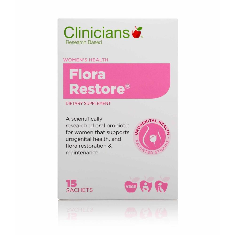 Clinicians Flora Restore 15 sachets - new may 2021 - Aotea Wellness