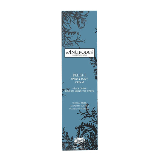 Antipodes Delight Hand & Body Cream 120ml - Function: Body Lotion, Function: Hand Creme, Ingredient: Avocado Oil, nz made, Price  $7-$50, Vender: Antipodes, Vendor  Antipodes - Aotea Wellness