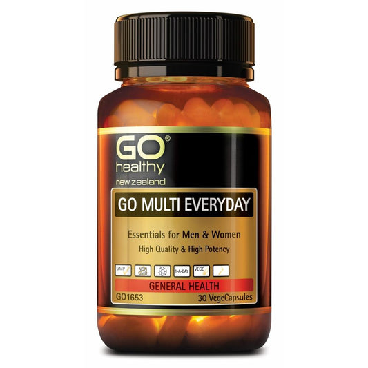 Go Healthy Go Multi Everyday-30 Vege Capsules - nz made, Price  $7-$50, Vendor  Go Healthy - Aotea Wellness