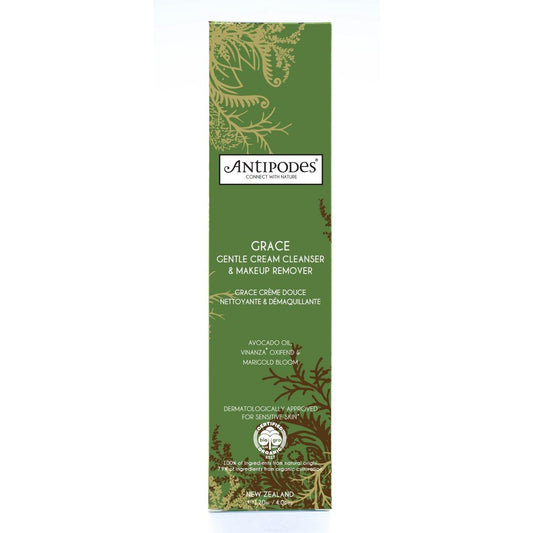 Antipodes Grace Gentle Cream Cleanser 120ml - Function: Facial Cleanser, Ingredient: Avocado Oil, nz made, Price  $7-$50, Vender: Antipodes, Vendor  Antipodes - Aotea Wellness