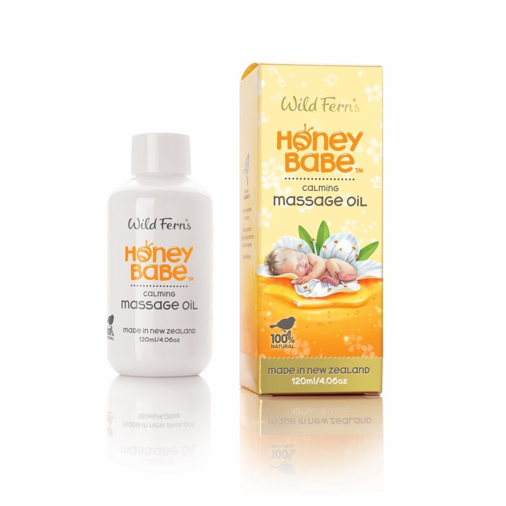 Wild Ferns Honey Babe Massage Oil 120ml - Function: Body Oil, Ingredient: Manuka Honey, new august 2020, Price  $7-$50, Vendor  Parrs/Wild Ferns, Vendor: Wild Ferns - Aotea Wellness