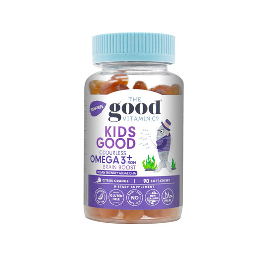 Good Vitamin Kids Good Omega-3 + Iron Algae DHA 90s - Omega 3 - Aotea Wellness