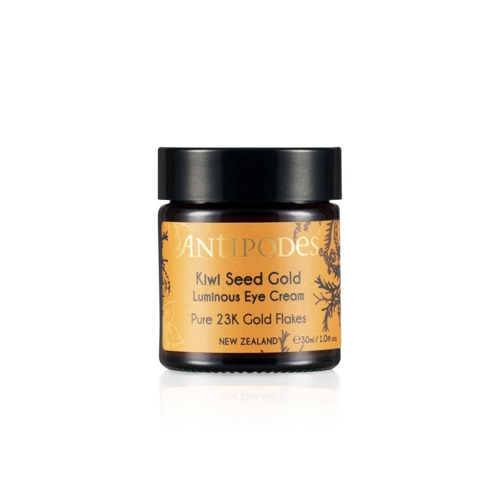 Antipodes Kiwi Seed Gold Eye Cream 30ml - eyes, Function: Eye Creme, Ingredient: Kiwifruit, nz made, Price  $50-$150, Vender: Antipodes, Vendor  Antipodes - Aotea Wellness