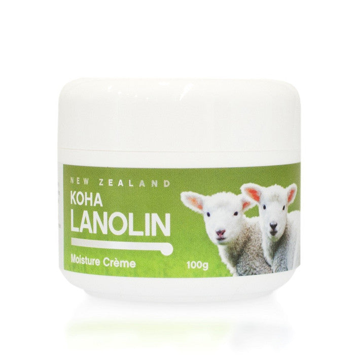 Koha Lanolin Moisture Cream with white background