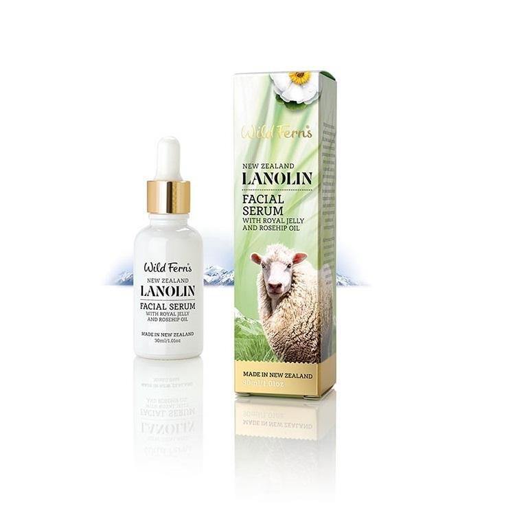 Wild Ferns - Lanolin Facial Serum with Royal Jelly and Rosehip Oil - Function: Facial Serum, Ingredient: Lanolin, Price  $7-$50, Vendor  Parrs/Wild Ferns, Vendor: Wild Ferns - Aotea Wellness