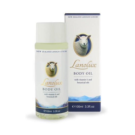 Nature's Beauty Lanolin Body Oil (100ml) - Function: Body Oil, Ingredient: Lanolin - Aotea Wellness