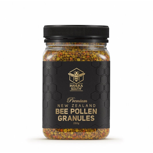 Manuka South Bee Pollen Granules 250g - bees, Ingredient: Bee Pollen, Price  $50-$150, Vendor  Manuka South - Aotea Wellness