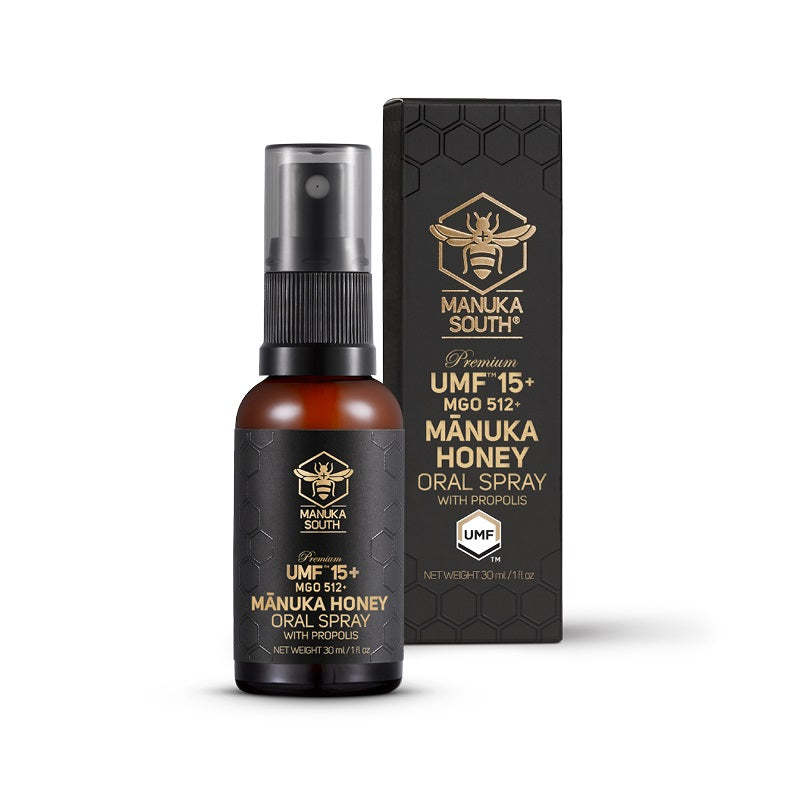 Manuka South UMF 15+ MŽ�nuka Honey Oral Spray with Propolis 30ml - Bee Propolis, Immune Support, Ingredient: Propolis, nz made, Propolis, Vendor  Manuka South - Aotea Wellness