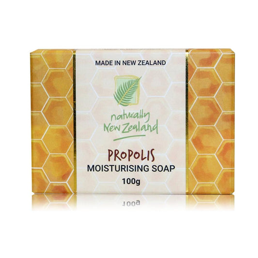 Naturally NZ Propolis Soap 100g - Function: Soap, Ingredient: Propolis, nz made, Price  $7-$50, Vendor  Naturally New Zealand - Aotea Wellness