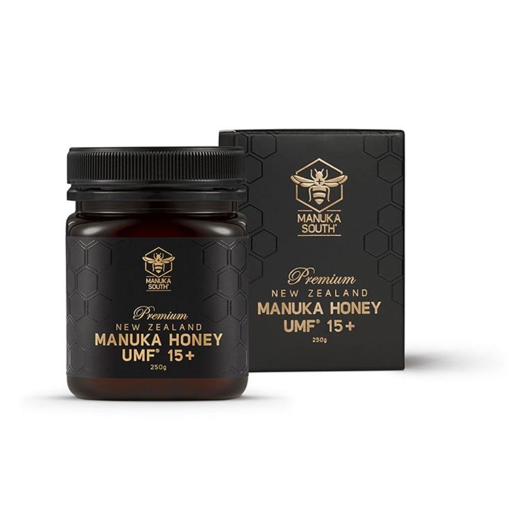 Manuka South Manuka Honey UMF15+ 250g - father's day, Function: Immune Support, Ingredient: Manuka Honey, nz made, Price  $50-$150, stomach, Vendor  Manuka South - Aotea Wellness