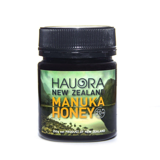 Hauora Manuka Honey UMF20+ 250g - father's day, Function: Immune Support, Ingredient: Manuka Honey, Manuka Ɵ�Ɵ?Ɵ¬ Š??Š?? Ɵ?Ɵ?Æ?® Ɵ�Ɵ�Ɵ?Ɵ? ƁîƁ­Ɓ¨ƁÏ, nz made, Price  $150-$500, stomach, Vendor  Hauora, ƒ??Ɵ�Æ?ÝÆ?¦Ɵ¸ (Hauora) Ɵ?Ɵ?Æ?®Ɵ�Ɵ?Ɵ¬ UMF20+ 250g - Aotea Wellness