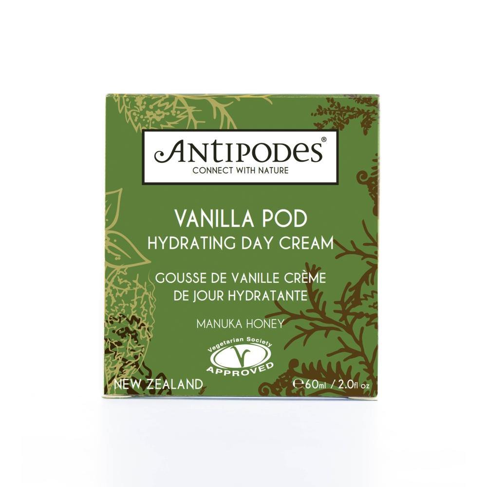 Antipodes Vanilla Pod Hydrating Day Cream 60ml - Function: Facial Creme, Ingredient: Manuka Honey, Ingredient: Rosehip Oil, nz made, Price  $50-$150, Vender: Antipodes, Vendor  Antipodes - Aotea Wellness