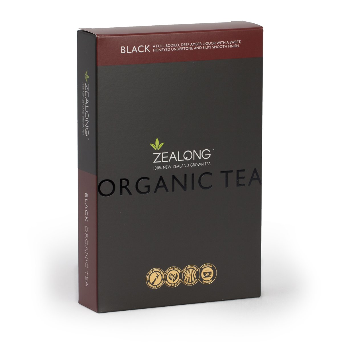 Zealong Organic Black Tea Box - 50g Loose Leaf - nz made, Organic, Price  $7-$50, Tea, Vendor  Zealong Tea - Aotea Wellness