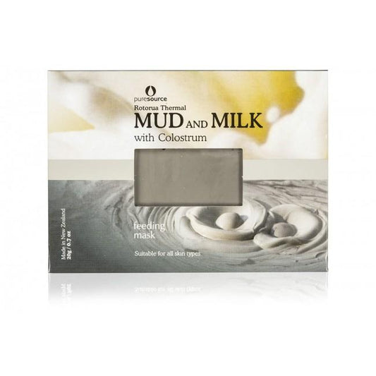 Puresource New Zealand Thermal Mud Mask with Colostrum 20g - Function: Face Mask, Ingredient: Colostrum, Ingredient: Rotorua Mud, Ingredients: Colostrum, nz made, Vendor  Puresource - Aotea Wellness