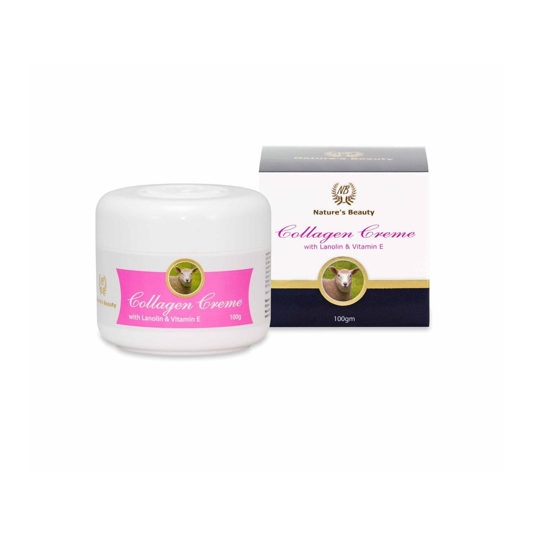 Nature's Beauty Collagen Creme with Lanolin & Vitamin E (100g) - Function: Face Creme, Function: Facial Creme, Ingredient: Lanolin, Ingredient: Vitamin E, Ɵ�Æ?ÏƟ�ƟœƟ¬Æ?§ Ɵ?Ɵ¾Ɵ¬Ɵ?Æ?œƟ¬ Æ?üƟ¸Ɵ¬Æ?ýƟü Æ?îƟ¦Ɵ¬Ɵÿ (Ɵ¸Ɵ?Ɵ¦Ɵü&Ɵ?Æ?¨Ɵ?ƟüE†?¾Æ??) - Aotea Wellness