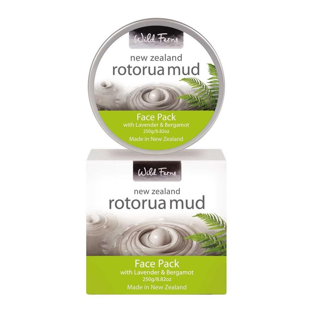 Wild Ferns Face Pack with Lavender & Bergamot (250g) - Function: Face Pack, Ingredient: Rotorua Mud, Price  $7-$50, Vendor  Parrs/Wild Ferns, Vendor: Wild Ferns, ƟðƟ?Ɵ®Æ?½‘÷¸‘ü?‘ü¾ Ɵ?Æ?õÆ?ÏÆ?ûƟ?ƟŸÆ?î (Ɵ¸Ɵ?ƟüƟ?Ɵ¬&Ɵ?Ɵ®Æ?ªƟ½ƟŸƟ?†?¾Æ??) 250g - Aotea Wellness