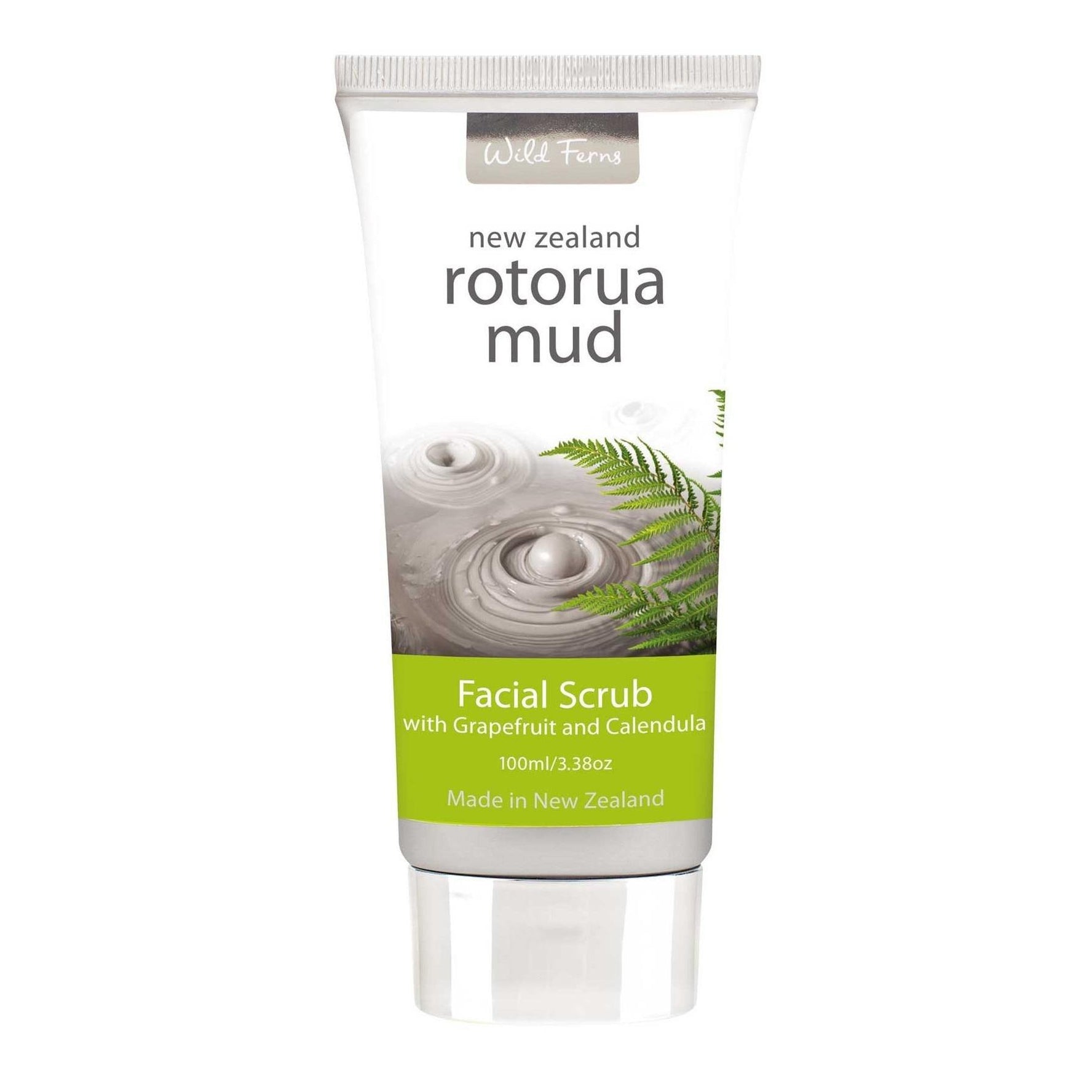 Wild Ferns Rotorua Mud Facial Scrub with Grapefruit and Calendula (100ml) - Function: Facial Scrub, Ingredient: Rotorua Mud, Price  $7-$50, Vendor  Parrs/Wild Ferns, Vendor: Wild Ferns, ƟðƟ?Ɵ®Æ?½‘÷¸‘ü?‘ü¾ Ɵ?Æ?õÆ?ÏÆ?úƟœƟ®Æ?ûÆ?îƟ¸Ɵ? (Æ?øƟªƟ¬Ɵ?Ɵ?Ɵ®Ɵ¬Ɵ?&Æ?ðƟüÆ?¯ƟüÆ?®†?¾Æ??) 100ml - Aotea Wellness