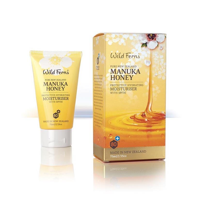 Wild Ferns - Manuka Honey - Moisturiser With SPF - 75ml