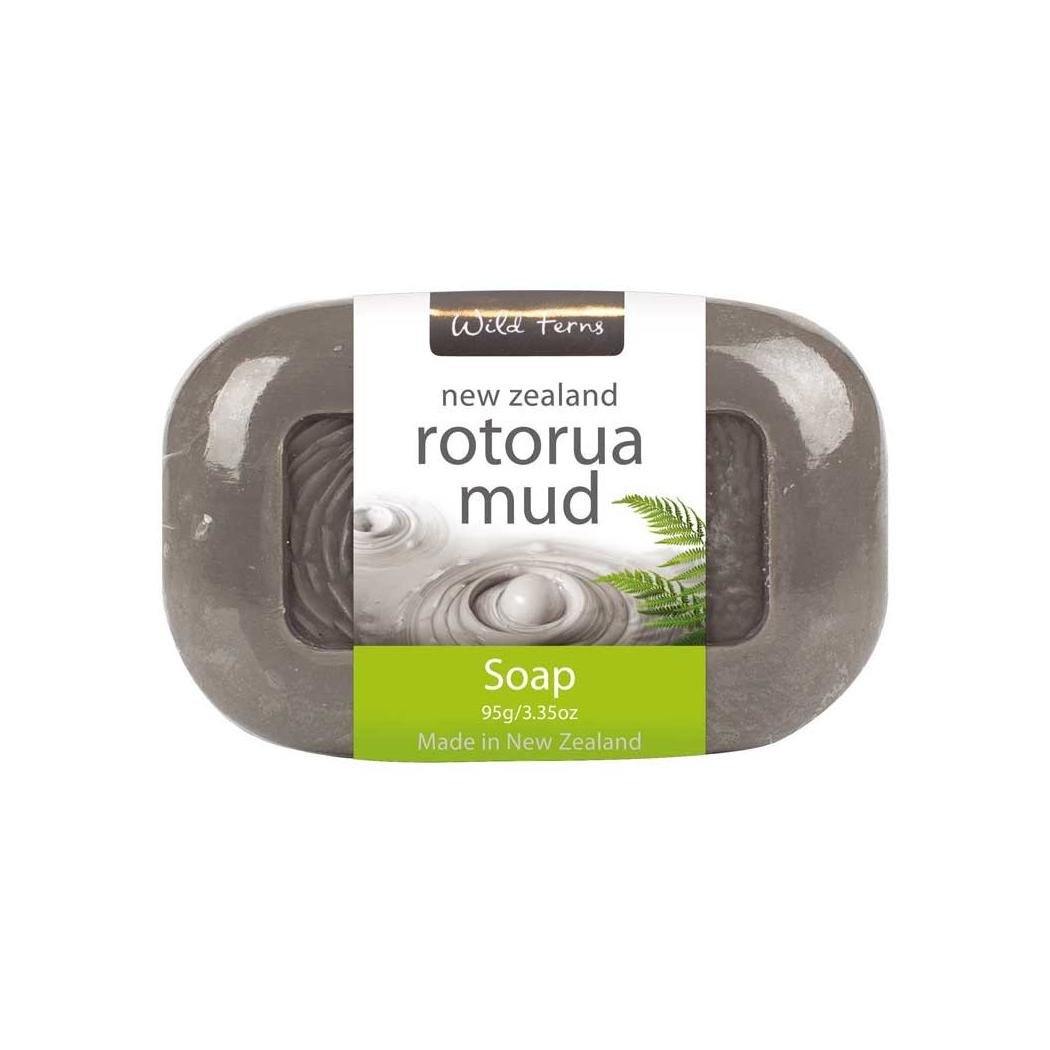 Wild Ferns Rotorua Mud Soap (95g) - Function: Soap, Ingredient: Rotorua Mud, Vendor  Parrs/Wild Ferns, Vendor: Wild Ferns, ƟðƟ?Ɵ®Æ?½‘÷¸‘ü?‘ü¾Æ?«Ɵ¬Ɵ? 95g - Aotea Wellness