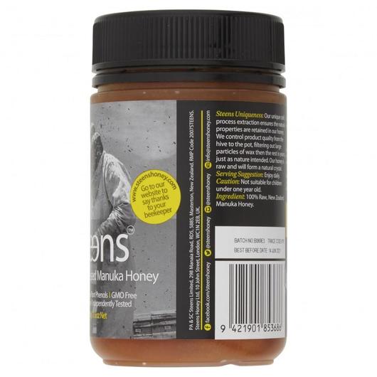 Steens Wellbeing Raw Manuka Honey UMF20+ 500g - bees, father's day, Function: Immune Support, Immune Support, Ingredient: Manuka Honey, Ingredients: Manuka, Ingredients: Manuka Honey, Manuka, Manuka Honey, Manuka Ɵ�Ɵ?Ɵ¬ Š??Š?? Ɵ?Ɵ?Æ?® Ɵ�Ɵ�Ɵ?Ɵ? ƁîƁ­Ɓ¨ƁÏ, nz made, Price  $150-$500, stomach, Vendor  Steens, ƒ??Æ?ûƟ?Æ?œƟ¬ƟüÆ?§ (Steens) Ɵ?Ɵ?Æ?®Ɵ�Ɵ?Ɵ¬ UMF20+ 500g - Aotea Wellness