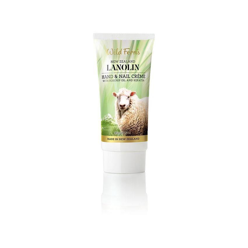 Wild Ferns Lanolin Hand and Nail Creme with Rosehip Oil and Keratin (85ml) - Function: Hand & Nail Care, Function: Hand Creme, Function: Nail Creme, Ingredient: Keratin, Ingredient: Lanolin, Ingredient: Rosehip Oil, Price  $7-$50, Vendor  Parrs/Wild Ferns, Vendor: Wild Ferns, ƟîÆ?ÏƟ®Ɵ?Ɵ?Æ?­Ɵ¬ƟüÆ?§ (Wild Ferns) Ɵ¸Ɵ?Ɵ¦Ɵü Ɵ�ƟüƟ?‹¬?Ɵ�Æ?ÏƟ®Æ?îƟ¦Ɵ¬Ɵÿ (85ml) - Aotea Wellness