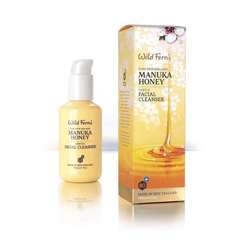 Wild Ferns Manuka Honey Gentle Facial Cleanser (140ml) - Function: Facial Cleanser, Ingredient: Manuka Honey, Ingredient: Vitamin E, Price  $7-$50, Vendor  Parrs/Wild Ferns, Vendor: Wild Ferns, ƟîÆ?ÏƟ®Ɵ?Ɵ?Æ?­Ɵ¬ƟüÆ?§(Wild Ferns) Ɵ?Ɵ?Æ?®Ɵ�Ɵ?Ɵ¬ Æ?÷Æ?õƟüƟ?Ɵ® Ɵ?Æ?õÆ?ÏÆ?úƟœƟ® Æ?îƟªƟüÆ?ôƟ¬ 140ml - Aotea Wellness